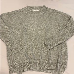 Lush gray mock neck sweater